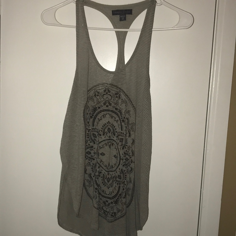 Kendall and Kylie slit tank top